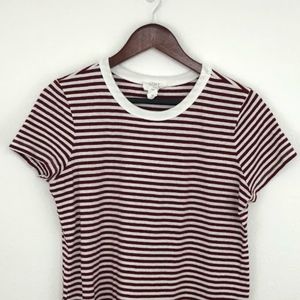Loft Outlet Lounge striped Tshirt dress- Excellent